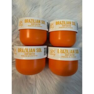 Spa Luxury Brazilian Sol Body Butter Pistachio & Caramel 6oz Lot of 4